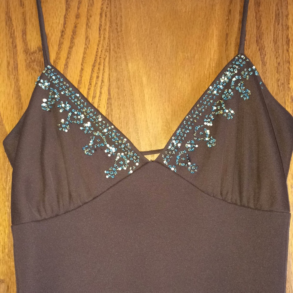 Floor length new worn prom dress